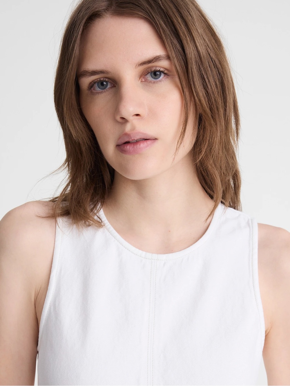 Madewell Denim Seamed Maxi Dress - Picture 5 of 7